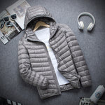 Men Down Jacket Autumn Boys Down Coat Light Down Jackets Men Warm Outerwear S M L XL XXL 3XL 4XL 5XL 6XL 7XL