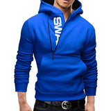 2020 New Arrivals Autumn Fashion men Casual Slim letter printing head side zipper 6 color Cashmere sweater male Outerwear tops
