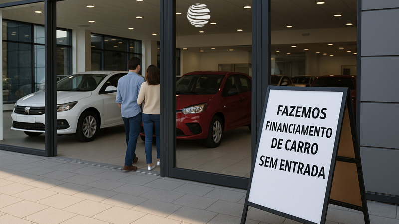 Financiamento de carro sem entrada: como funcionam os 100% financiados no Brasil