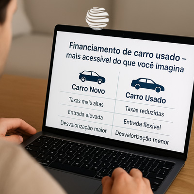 Financiamento de carro usado em 2025 une praticidade, condições flexíveis e acesso facilitado ao veículo. Financiamento de carro usado