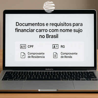 Financiar carro com nome sujo