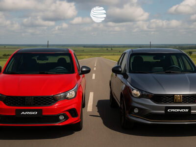 Fiat Cronos drive ou Argo: comparativo sedã vs. hatch – qual faz mais sentido para você?