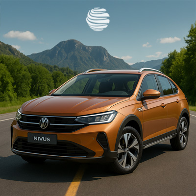 Volkswagen Nivus 2025 une design moderno, condições de financiamento diferenciadas e segurança em cada percurso. Nivus 2025