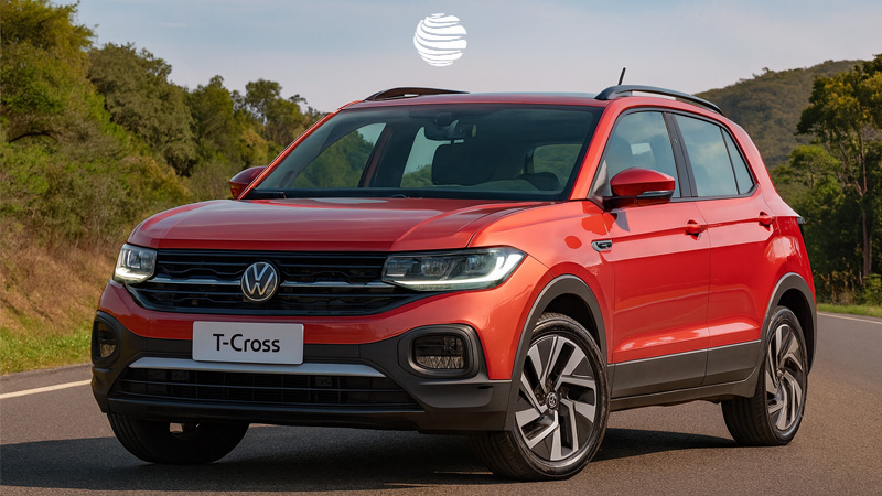 Comparativo do Volkswagen T-Cross com outros SUVs do mesmo segmento em 2025
