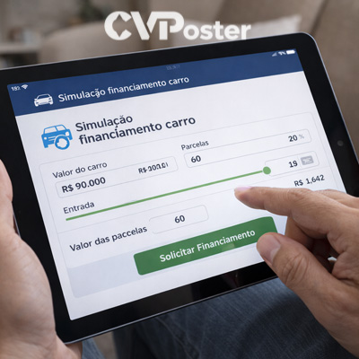 Confira a simulação financiamento carro e planeje a compra com mais segurança. simulação financiamento carro