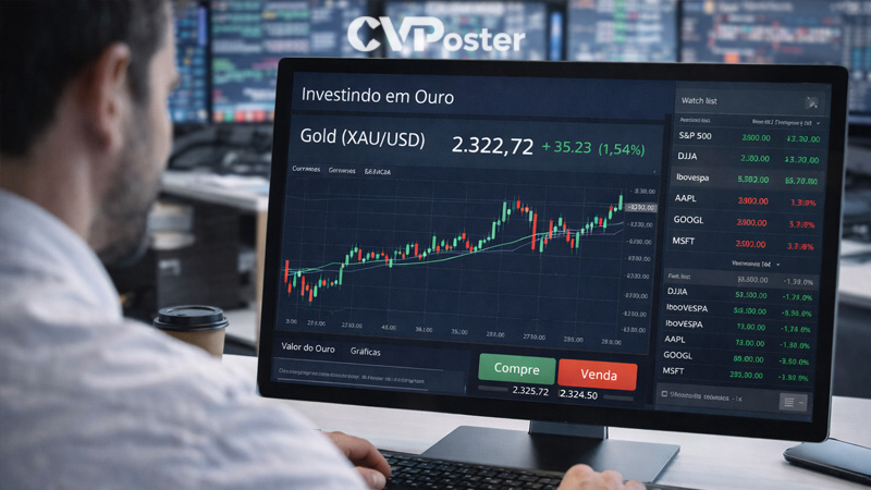 Conhece o investimento em ouro na bolsa? Confira no nosso passo a passo!