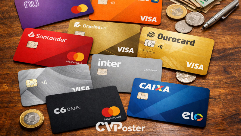 Cartões de crédito mais fáceis de aprovar no Brasil