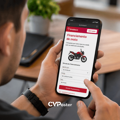 financiar moto Bradesco
