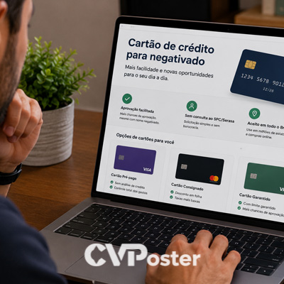 Cartões de crédito para negativados! cartões de crédito para negativados